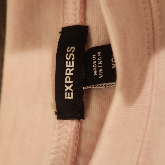 LIGHT PINK XS EXPRESS OVERSIZED SWEATSHIRT - Picture 2 of 5